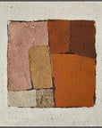 Multicolor Earthen Harmony Rustic Abstract Geometric Textured Oil Painting Wall Art - Artwallpainting