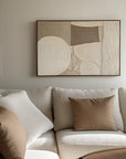 Multicolor Earthy Balance-Modern Minimalist Earthy Geometric Patterned Wall Art - Artwallpainting