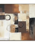 Multicolor Echoes Of Geometry Abstract Art - Artwallpainting