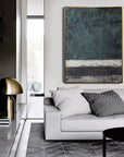 Multicolor Echoes Of Serenity Abstract Canvas Wall Art - Artwallpainting
