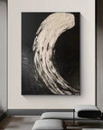 Multicolor Eclipse Flow Abstract Textured Canvas Art - Artwallpainting