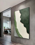 Multicolor Emerald Edge Textured Layers - Artwallpainting