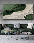 Multicolor Emerald Shoreline Canvas Art - Artwallpainting