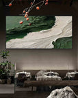 Multicolor Emerald Shoreline Canvas Art - Artwallpainting