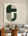 Multicolor Equilibrium Modern Geometric Canvas Wall Art - Artwallpainting
