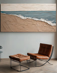 Multicolor Eternal Shoreline-Horizontal Beach Abstract Thick-Painted Wall Art - Artwallpainting