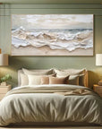 Multicolor Eternal Waves-Modern Minimalist Ocean Texture Wall Art - Artwallpainting