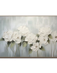 Multicolor Ethereal Bloom - Textured Floral Canvas - Artwallpainting