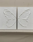Multicolor Ethereal Butterfly Diptych Set Of 2 - Artwallpainting