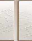 Multicolor Ethereal Peaks Diptych Set Of 2 - Artwallpainting
