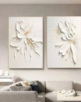 Multicolor Ethereal Petal Duo Set Of 2 - Artwallpainting