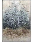 Multicolor Ethereal Rain-Modern Texture Particle Relief Abstract Wall Art - Artwallpainting