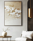 Multicolor Floating Silence - Vertical Abstract Oil Painting - Artwallpainting