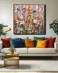 Multicolor Floral Bloom Extravaganza - Artwallpainting
