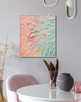 Multicolor Floral Essence Textured Art - Artwallpainting
