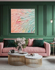 Multicolor Floral Essence Textured Art - Artwallpainting