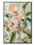 Multicolor Flourishing Beauty-Hand-Painted Abstract Thick-Painted Floral Wall Art - Artwallpainting