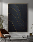 Multicolor Flow Abstract Textured Canvas - Artwallpainting