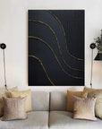 Multicolor Flow Abstract Textured Canvas - Artwallpainting