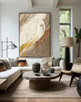 Multicolor Flow Textured Canvas Painting For Home Decoration - Artwallpainting