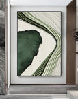 Multicolor Flowing Greens Canvas Painting For Home Decoration - Artwallpainting
