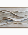 Multicolor Flowing Harmony Textured Wave Wall Art - Artwallpainting