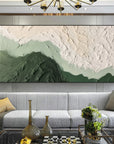Multicolor Forest Ridge - Abstract Textured Wall Art - Artwallpainting