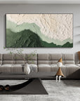 Multicolor Forest Ridge - Abstract Textured Wall Art - Artwallpainting