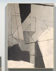 Multicolor Fractured Dimensions Modern Abstract Geometry - Artwallpainting
