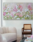 Multicolor Garden Of Bloom Textured Floral Art - Artwallpainting