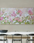 Multicolor Garden Of Bloom Textured Floral Art - Artwallpainting