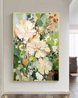 Multicolor Garden Serenity Canvas Painting For Home Decoration - Artwallpainting