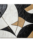 Multicolor Geometric Harmony In Texture - Artwallpainting