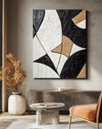 Multicolor Geometric Harmony In Texture - Artwallpainting