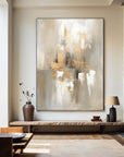 Multicolor Glow Abstract Cityscape Canvas Art - Artwallpainting