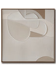 Multicolor Harmony In Neutral Canvas - Artwallpainting