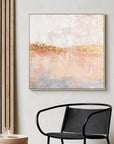 Multicolor Horizon Abstract Textured Wall Art - Artwallpainting