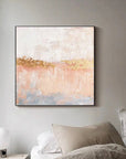 Multicolor Horizon Abstract Textured Wall Art - Artwallpainting