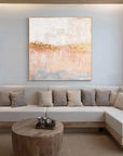 Multicolor Horizon Abstract Textured Wall Art - Artwallpainting