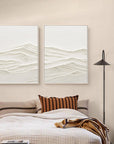 Multicolor Horizon Drift Canvas Painting For Home Decoration Set Of 2 - Artwallpainting