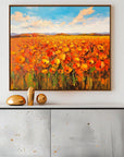 Multicolor Horizon - Hand-Painted Landscape Wall Art - Artwallpainting