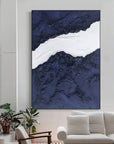Multicolor Indigo Divide Abstract Peaks - Artwallpainting