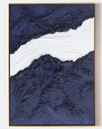 Multicolor Indigo Divide Abstract Peaks - Artwallpainting