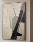 Multicolor Intersecting Paths Abstract Geometric Art - Artwallpainting