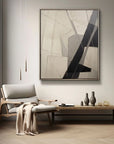 Multicolor Intersecting Paths Abstract Geometric Art - Artwallpainting