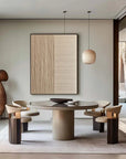 Multicolor Large Beige Wabi-Sabi Mural Decoration - Artwallpainting