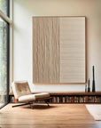 Multicolor Large Beige Wabi-Sabi Mural Decoration - Artwallpainting