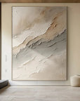 Multicolor Large Wabi-Sabi Style Brown Wall Painting - Artwallpainting