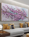 Multicolor Lavender Bliss Petal Dance - Artwallpainting