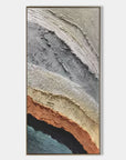 Multicolor Layered Earth Textured Art - Artwallpainting